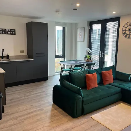Nyaraló Superb Centre New Built Flat And Gym York