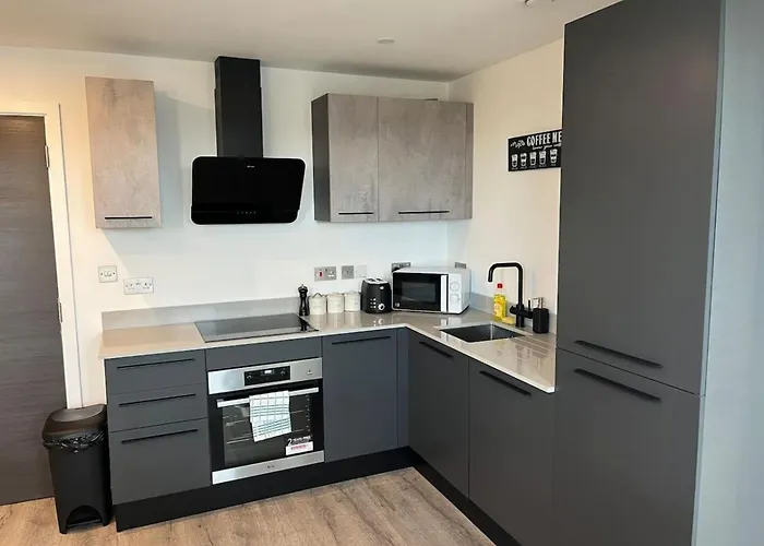 Semesterbostad Superb Centre New Built Flat And Gym