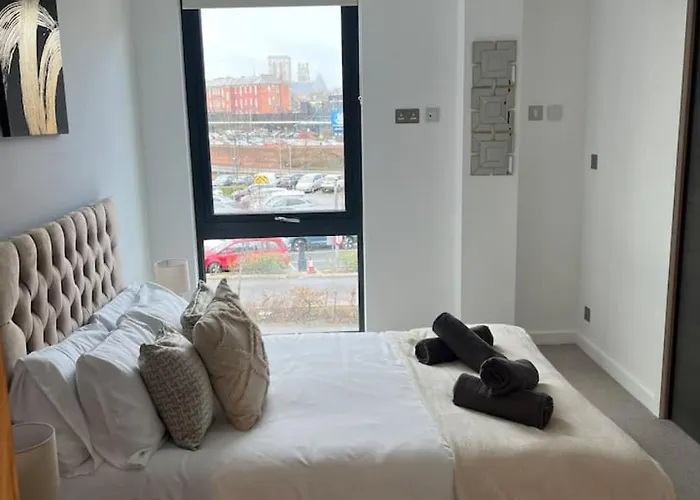 Semesterbostad Superb Centre New Built Flat And Gym