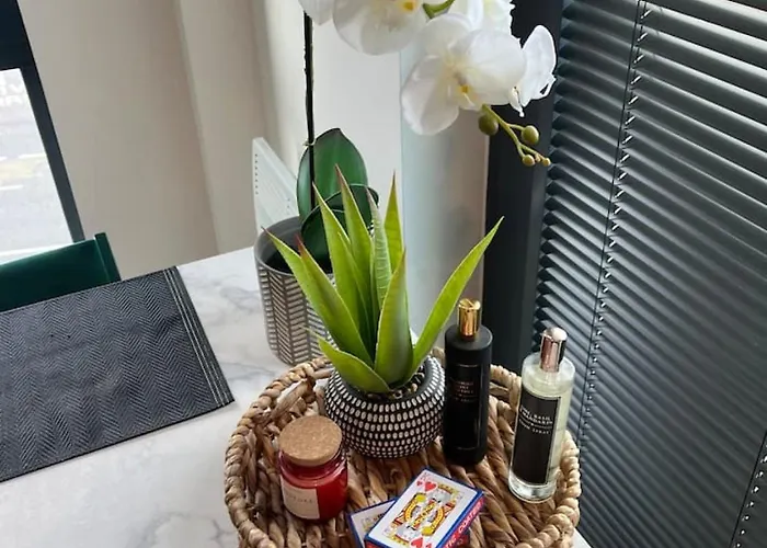 Superb Centre New Built Flat And Gym Semesterbostad