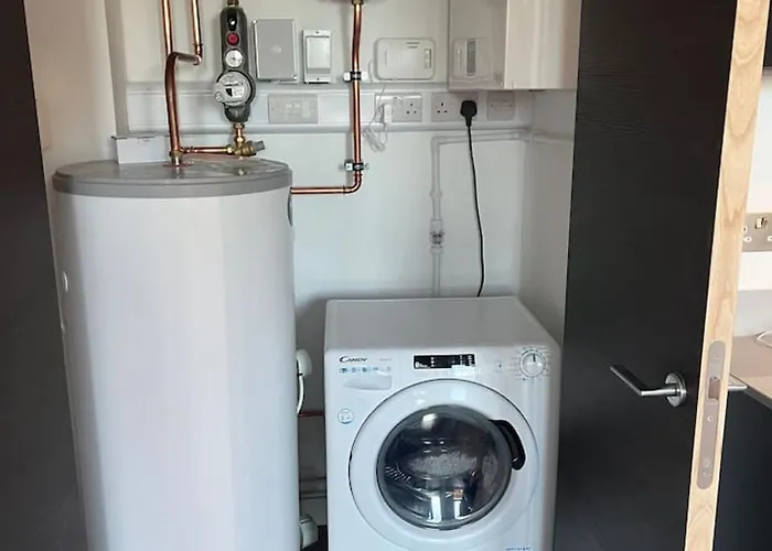 Superb Centre New Built Flat And Gym Semesterbostad