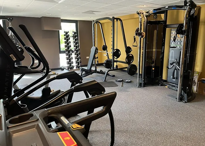 Superb Centre New Built Flat And Gym Semesterbostad *