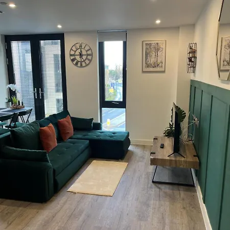 Superb Centre New Built Flat And Gym Prázdninový dům